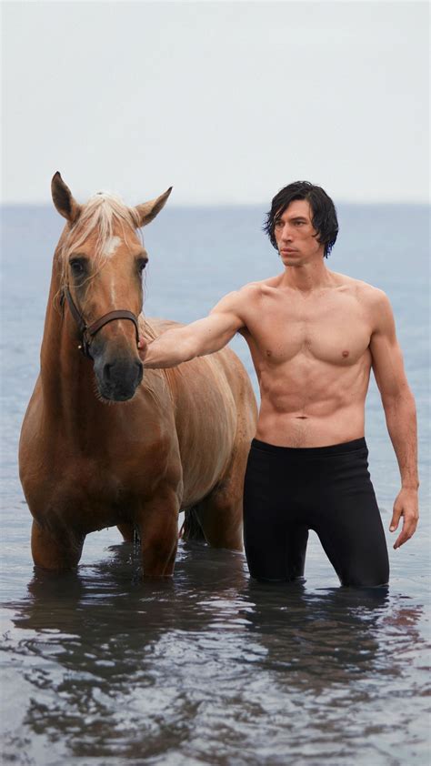 Adam Driver shirtless